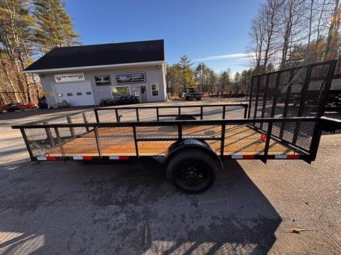 New 2025 Down2Earth 76X14 Single Axle Utility Mesh Sides (DTE7614G19HS) for Sale