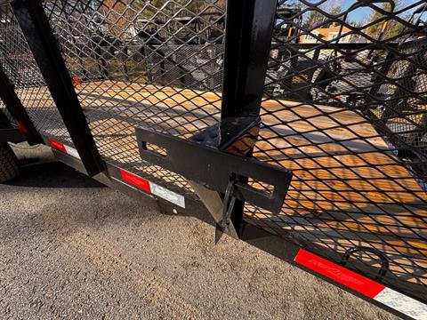 New 2025 Down2Earth 76X14 Single Axle Utility Mesh Sides (DTE7614G19HS) for Sale