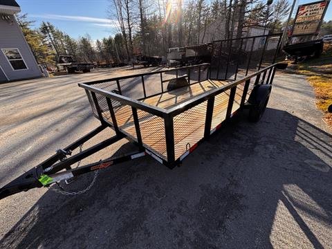 New 2025 Down2Earth 76X14 Single Axle Utility Mesh Sides (DTE7614G19HS) for Sale