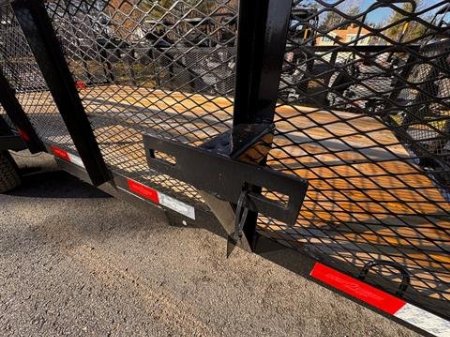 New 2025 Down2Earth 76X14 Single Axle Utility Mesh Sides (DTE7614G19HS) for Sale