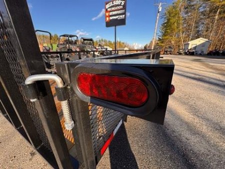 New 2025 Down2Earth 76X14 Single Axle Utility Mesh Sides (DTE7614G19HS) for Sale