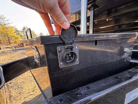 New 2025 Down2Earth 7X16 14,000LB Telescopic Dump (TDTE716DTT7B) for Sale