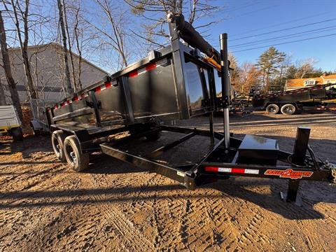 New 2025 Down2Earth 7X16 14,000LB Telescopic Dump (TDTE716DTT7B) for Sale