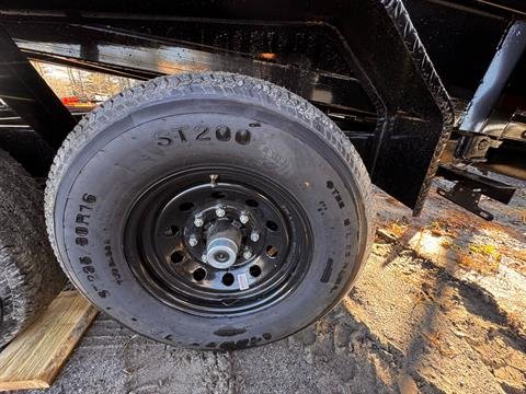 New 2025 Down2Earth 7X16 14,000LB Telescopic Dump (TDTE716DTT7B) for Sale