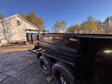 New 2025 Down2Earth 7X16 14,000LB Telescopic Dump (TDTE716DTT7B) for Sale