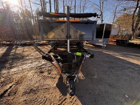 New 2025 Down2Earth 7X16 14,000LB Telescopic Dump (TDTE716DTT7B) for Sale