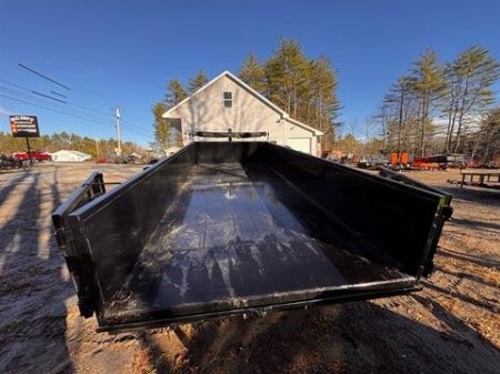 New 2025 Down2Earth 7X16 14,000LB Telescopic Dump (TDTE716DTT7B) for Sale