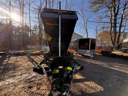 New 2025 Down2Earth 7X16 14,000LB Telescopic Dump (TDTE716DTT7B) for Sale