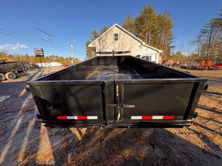 New 2025 Down2Earth 7X16 14,000LB Telescopic Dump (TDTE716DTT7B) for Sale