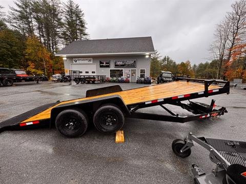 New 2025 Down2Earth 82X20 Full Tilt Car Hauler 10,000 GVWR (DTE8220WCHT5.2B) for Sale