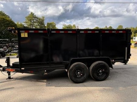 New 2025 Down2Earth 7X16 14K 4 Foot Sides w/Ramps and Tarp Kit for Sale