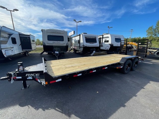 New 2025 Rice Trailers 7x22 Equipment Trailer