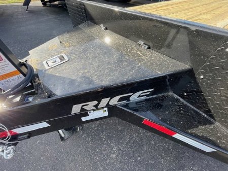 New 2025 Rice Trailers 7x22 Equipment Trailer