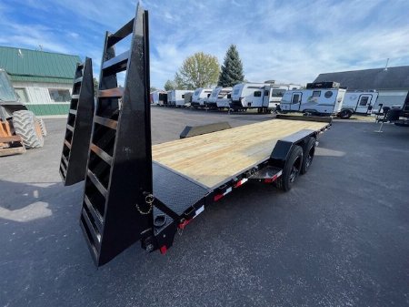 New 2025 Rice Trailers 7x22 Equipment Trailer