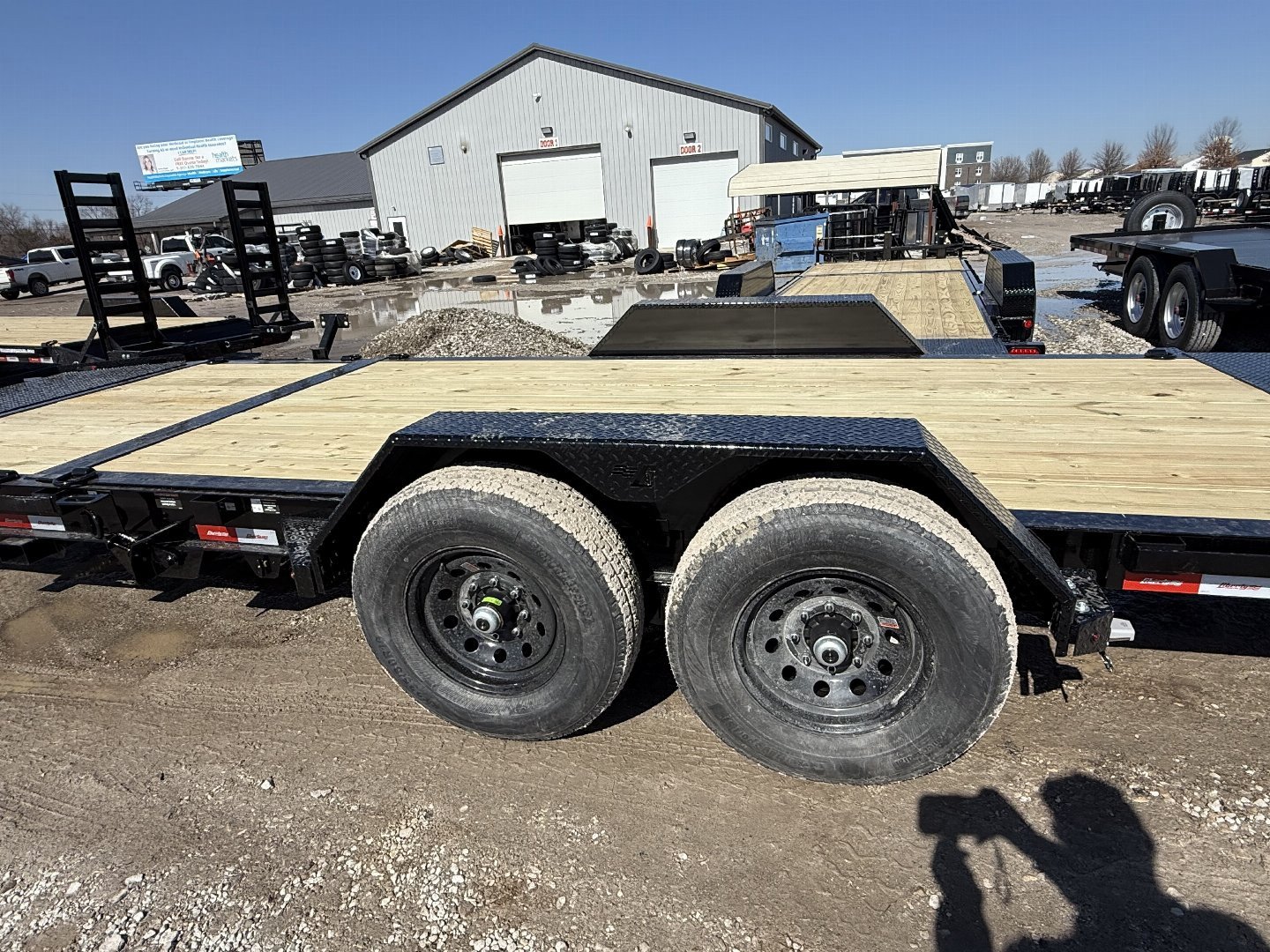 New 2025 LIBERTY LT14K83X20SPB8WF Tilt Trailer 83X20 TA PARTIAL (GVW:14000) MIDNIGHT BLACK