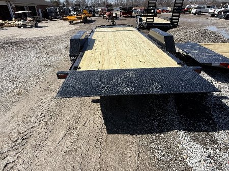New 2025 LIBERTY LT14K83X20SPB8WF Tilt Trailer 83X20 TA PARTIAL (GVW:14000) MIDNIGHT BLACK