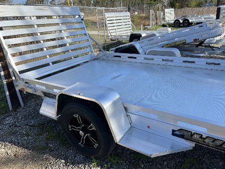 New 2025 Aluma EX7712H Utility Trailer