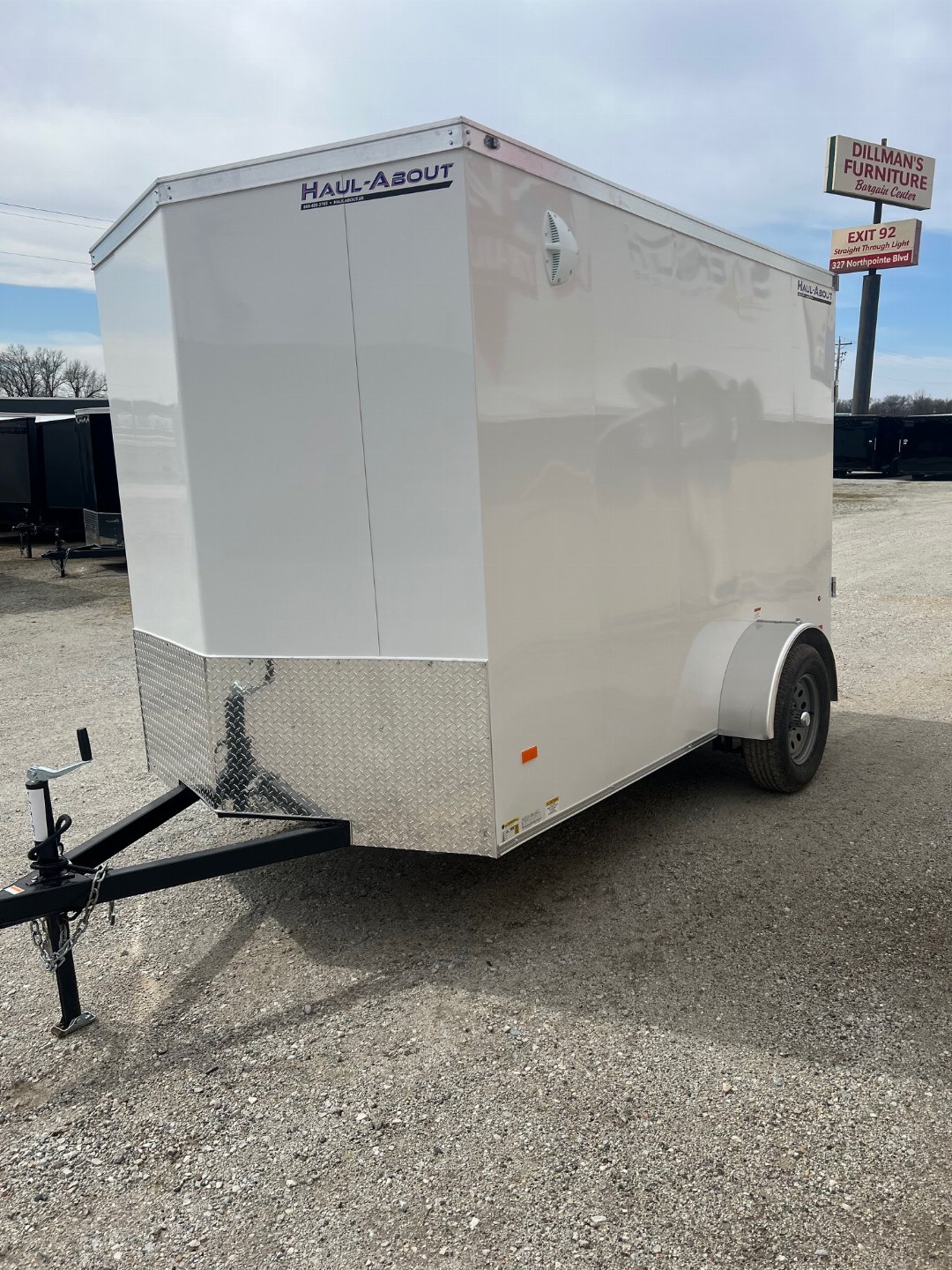 New 2025 Haul-About Bobcat 6x10 Enclosed Cargo Trailer #15918