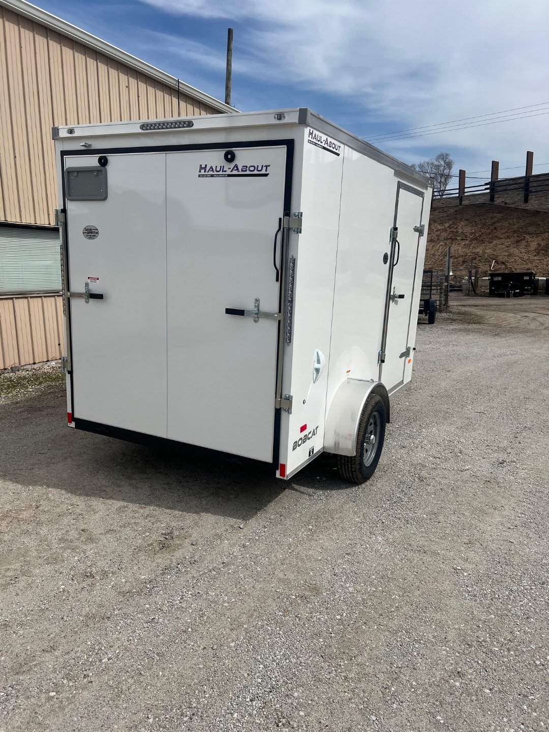 New 2025 Haul-About Bobcat 6x10 Enclosed Cargo Trailer #15918