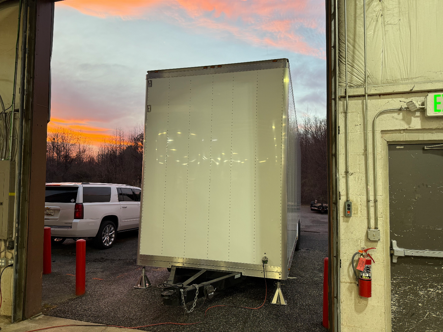 Used 2019 Goldrush 32' All Aluminum Stacker Trailer