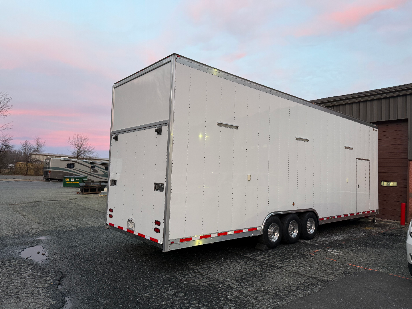 Used 2019 Goldrush 32' All Aluminum Stacker Trailer