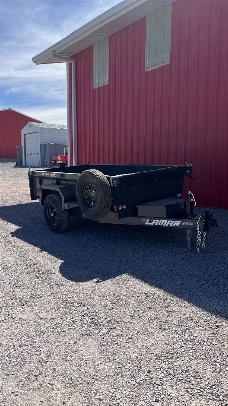 New 2025 Lamar Trailers 60 X10' DS 7K MINI DUMP SINGLE AXLE Dump Trailer