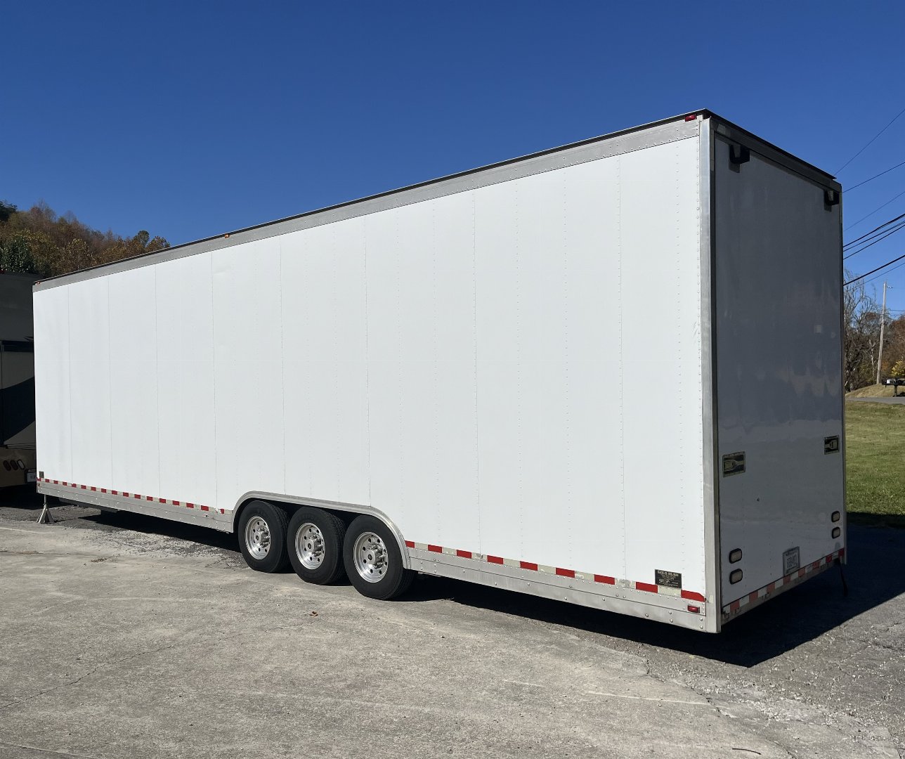 Used 2000 Gold Rush All Aluminum 34’ Stacker Trailer