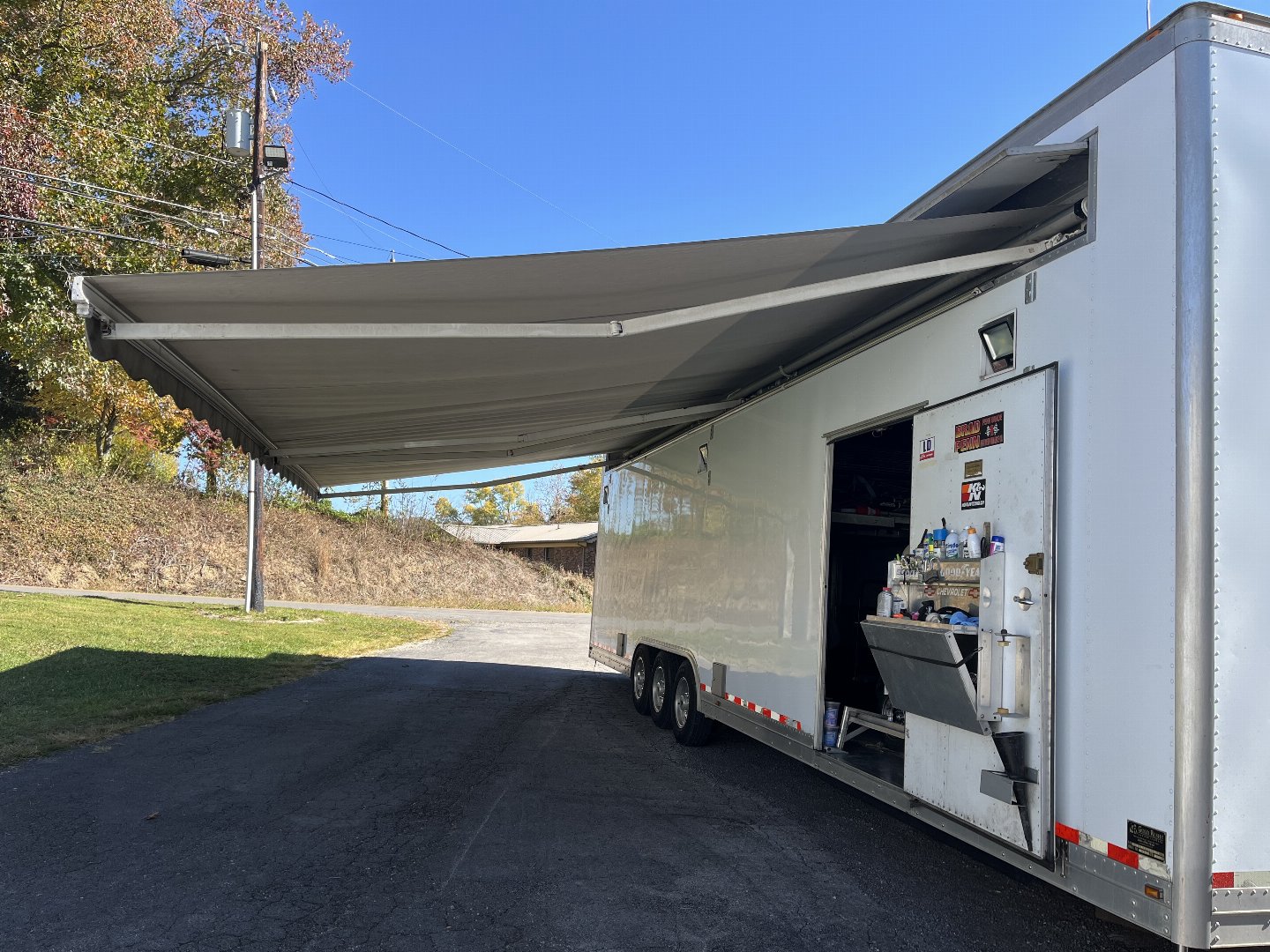 Used 2000 Gold Rush All Aluminum 34’ Stacker Trailer