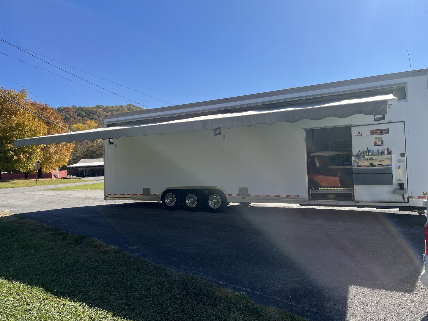 Used 2000 Gold Rush All Aluminum 34’ Stacker Trailer