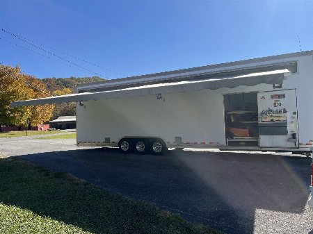 Used 2000 Gold Rush All Aluminum 34’ Stacker Trailer