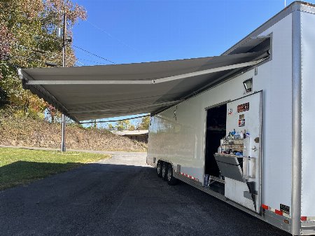 Used 2000 Gold Rush All Aluminum 34’ Stacker Trailer