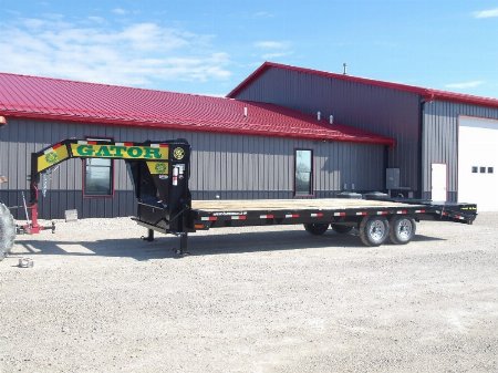 New 2025 Gatormade Trailers 20+5 Gooseneck 16k Flatbed Trailer