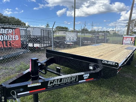 New 2025 Caliber Trailer Mfg 8.5X24' 14K DECKOVER EQUIPMENT Equipment Trailer