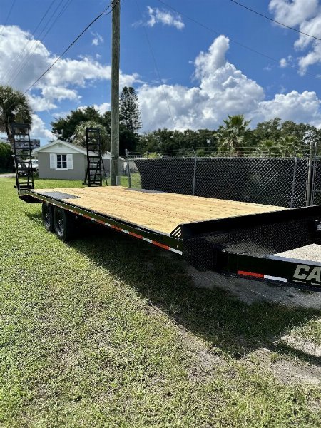New 2025 Caliber 8.5X24' 14K DECKOVER Equipment Trailer