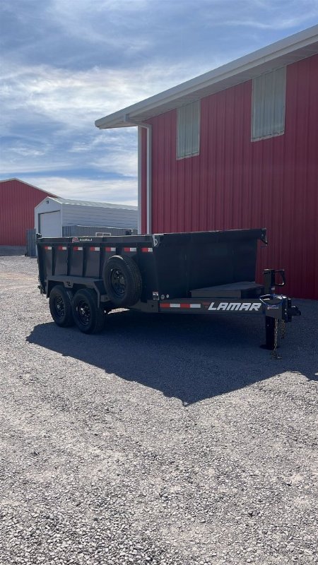 New 2025 Lamar Trailers 83 X12' DL 14K LOW PRO DUMP Dump Trailer