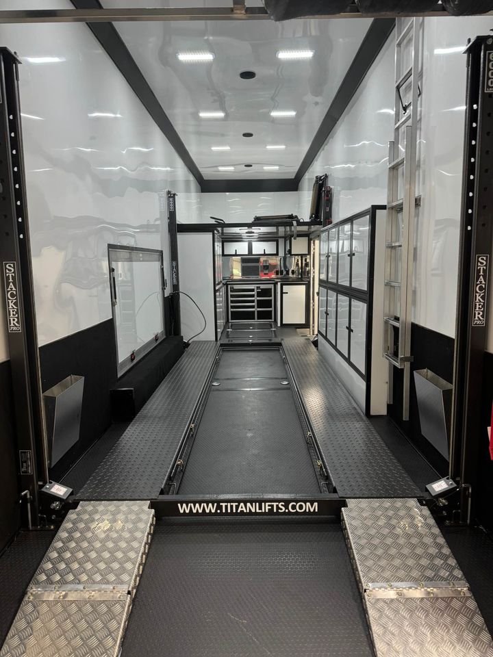 Used Custom built 2023 United Trailer Extreme 36’ 3 car stacker