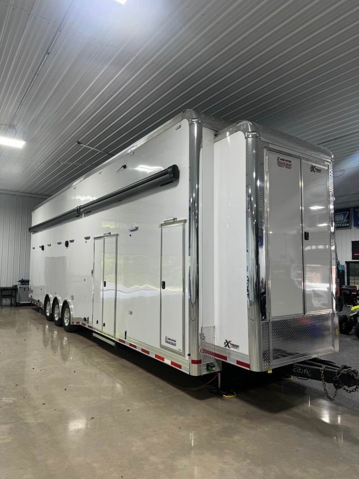 Used Custom built 2023 United Trailer Extreme 36’ 3 car stacker
