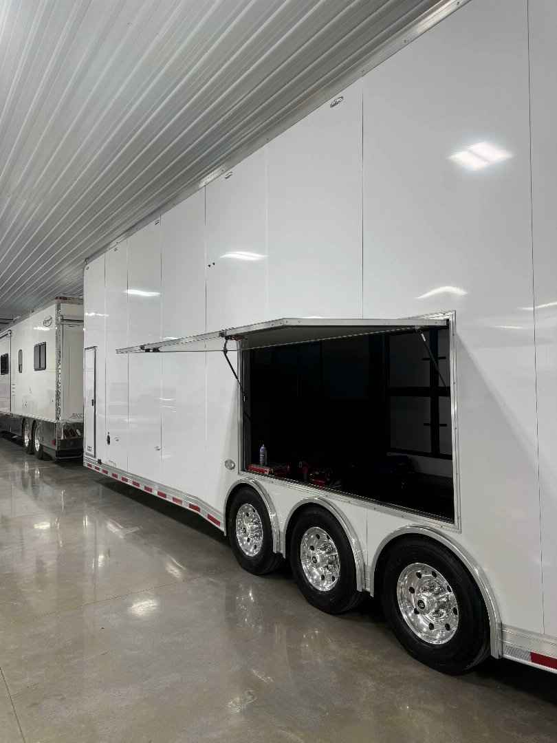 Used Custom built 2023 United Trailer Extreme 36’ 3 car stacker