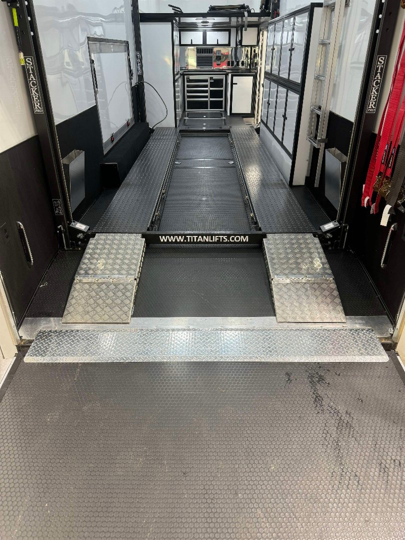 Used Custom built 2023 United Trailer Extreme 36’ 3 car stacker