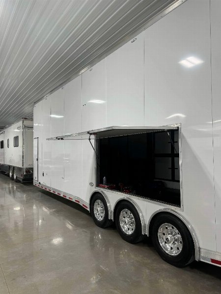 Used Custom built 2023 United Trailer Extreme 36’ 3 car stacker
