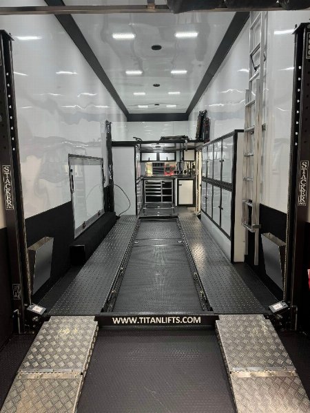 Used Custom built 2023 United Trailer Extreme 36’ 3 car stacker
