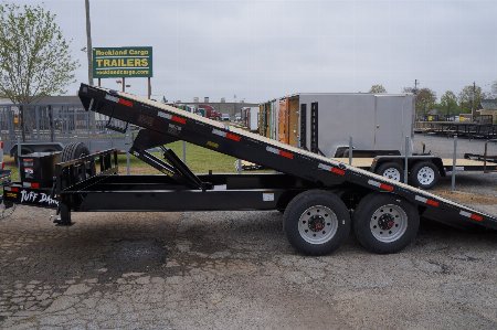 New 2025 Tuff Dawg Trailers 20 Tilt Deck Over Equipment Trailer