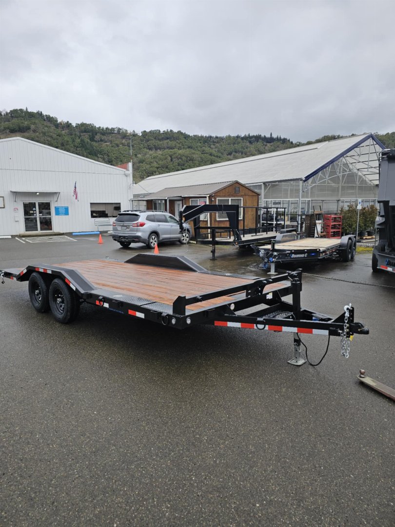 New 2026 10K VERSATILE HD718TA3 7X18 ROCK CRAWLER DRIVE OVER FENDERS CAR HAULER TRAILER