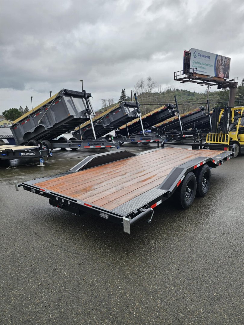 New 2026 10K VERSATILE HD718TA3 7X18 ROCK CRAWLER DRIVE OVER FENDERS CAR HAULER TRAILER