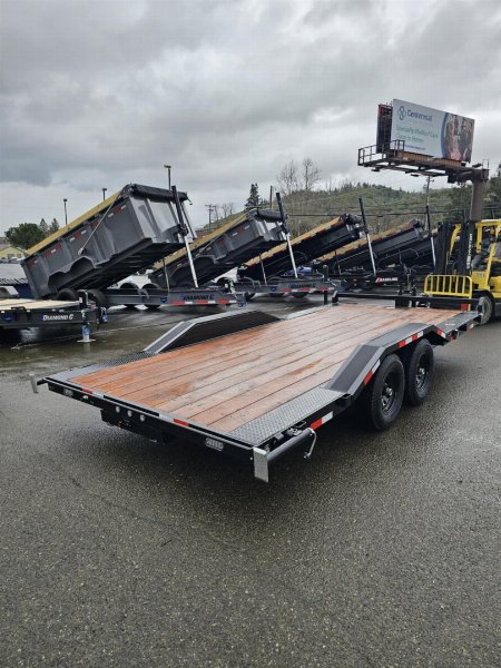 New 2026 10K VERSATILE HD718TA3 7X18 ROCK CRAWLER DRIVE OVER FENDERS CAR HAULER TRAILER
