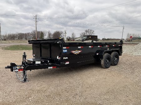 New 2025 H&H Trailers H8316DBW-B-140 Dump Trailer