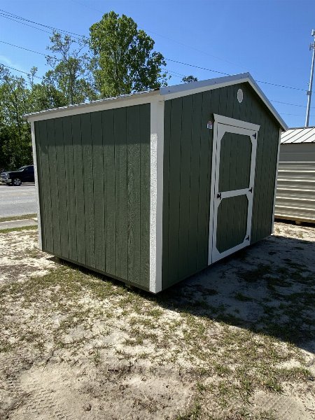 New 2025 Derksen Portable Buildings 8X12 - Side Utility Shed (SOLD)