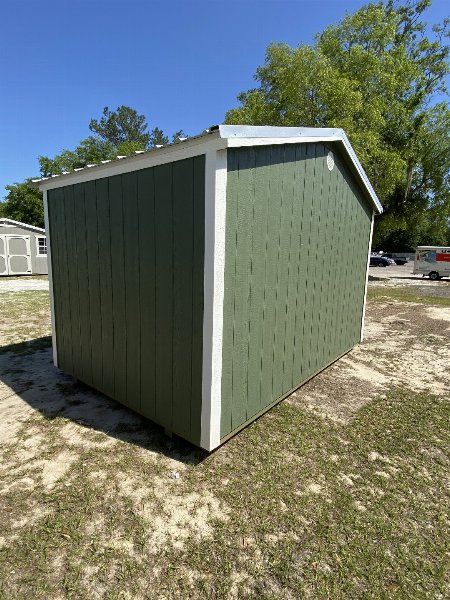 New 2025 Derksen Portable Buildings 8X12 - Side Utility Shed (SOLD)