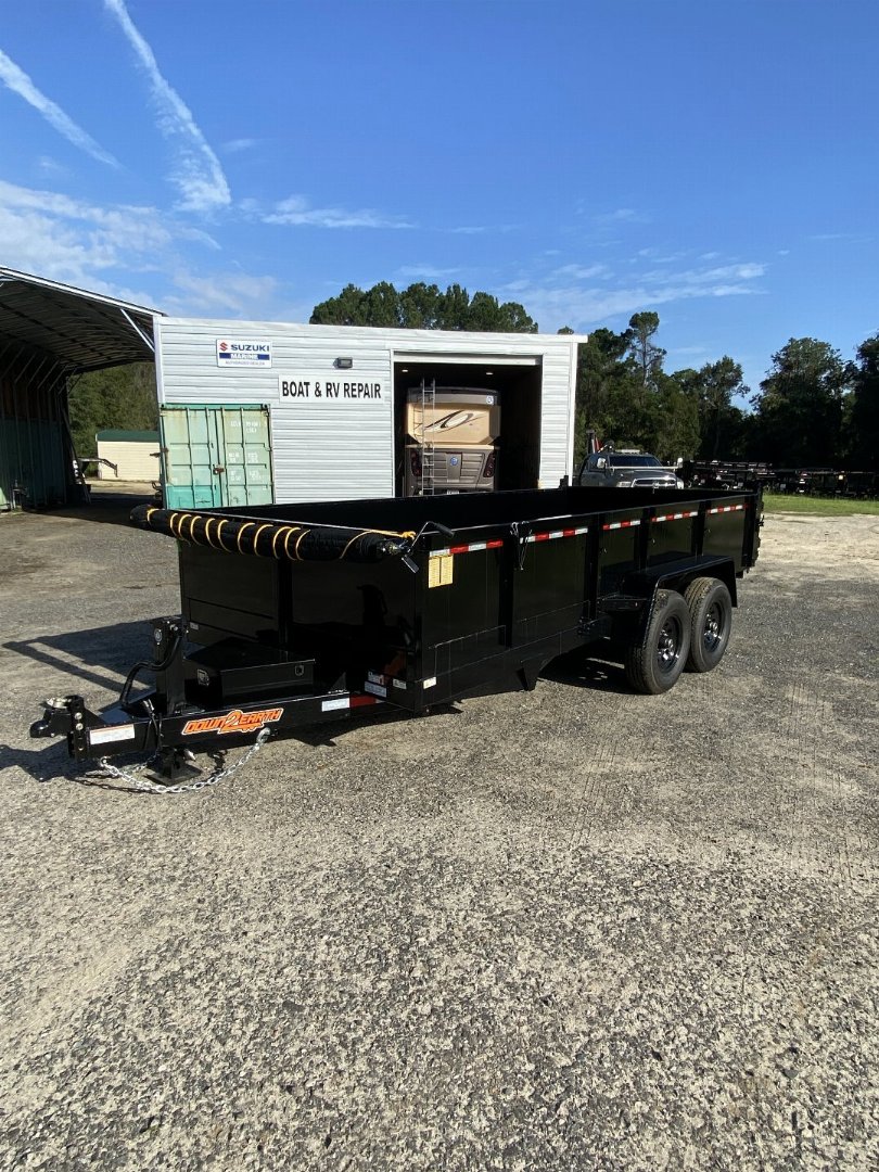 New 2021 Covered Wagon Trailers 7x14x2TA 14k Dump Trailer Blackshear