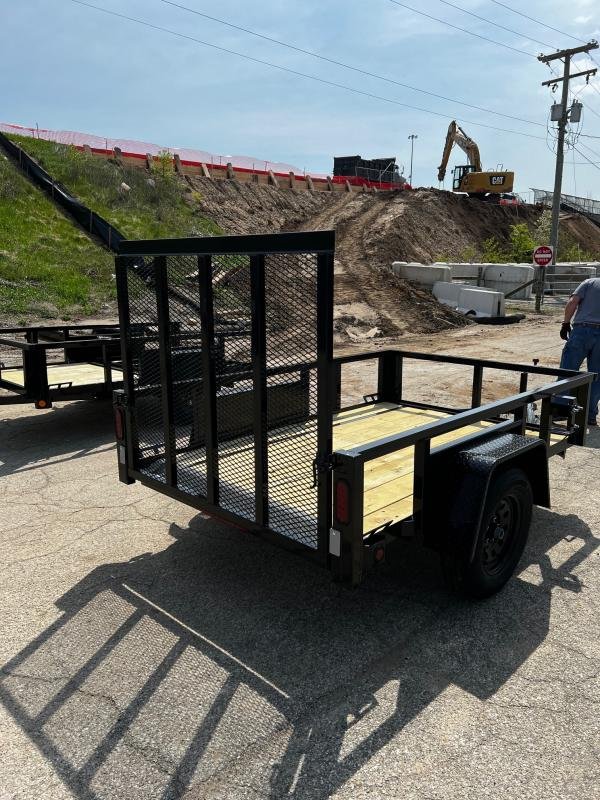 New 2026 Quality Steel 5X8 Single Axle Utility Trailer #251596